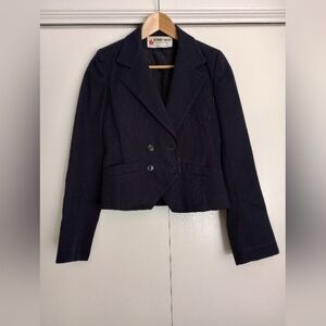 NAVY EQUESTRIAN RIDING JACKET-WOMENS VINTAGE
